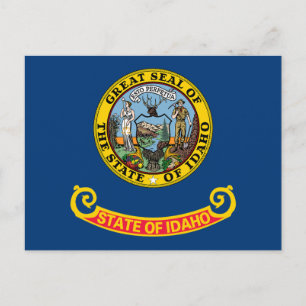Carte Postale Drapeau de l'État de l'Idaho