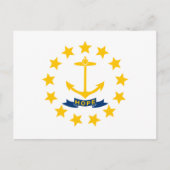 Carte Postale Drapeau de l'État de Rhode Island (Devant)