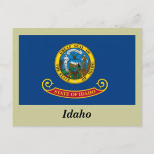 Carte Postale Drapeau de l'État d'Idaho