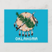Carte postale Drapeau de l'État d'Oklahoma (Devant)