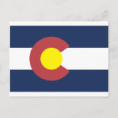 Carte Postale Drapeau de l'État du Colorado (Devant)