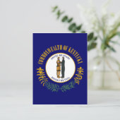 Carte Postale Drapeau de l'État du Kentucky (Debout devant)