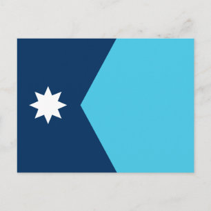 Carte Postale Drapeau de l'État du Minnesota