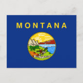 Carte Postale Drapeau de l'État du Montana (Devant)