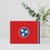 Carte Postale Drapeau de l'État du Tennessee (Debout devant)