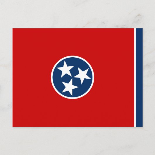 Carte Postale Drapeau de l'État du Tennessee (Devant)