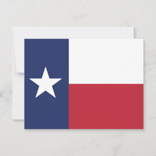 Carte Postale Drapeau de l'État du Texas Iconique Lone Star Patr