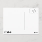 Carte Postale Drapeau de l'État du Wyoming (Dos)