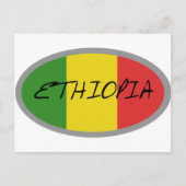Carte Postale Drapeau de l'Ethiopie ! (Devant)