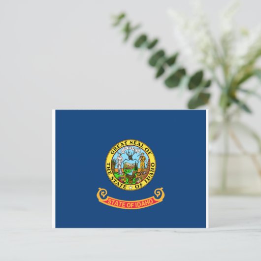 Carte Postale Drapeau de l'Idaho (Debout devant)