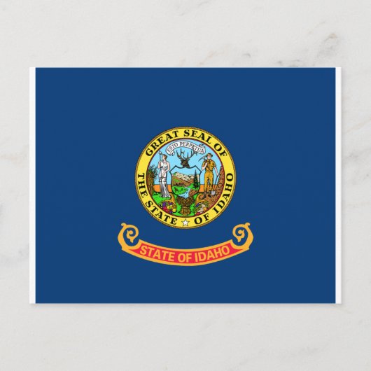 Carte Postale Drapeau de l'Idaho (Devant)