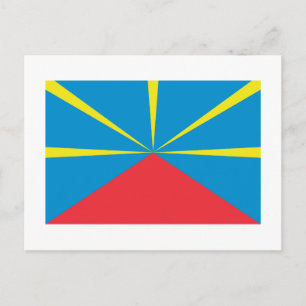 Carte Postale Drapeau de l'île de la Réunion