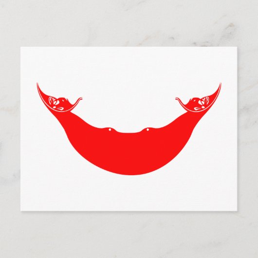 Carte Postale Drapeau de l'île de Pâques (Devant)