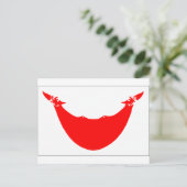 Carte Postale Drapeau de l'île de Pâques (Chili) (Debout devant)