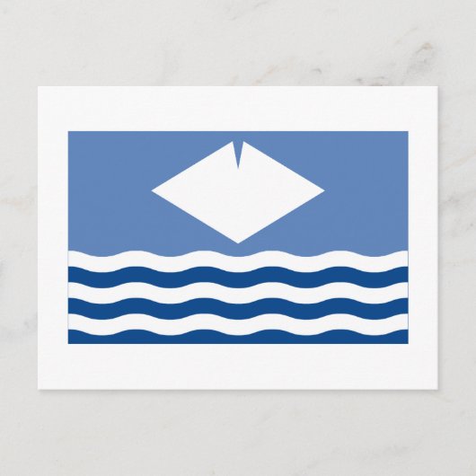 Carte Postale Drapeau de l'île de Wight (Devant)