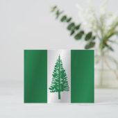 Carte Postale Drapeau de l'île Norfolk (Debout devant)