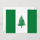 Carte Postale Drapeau de l'île Norfolk (Devant / Derrière)