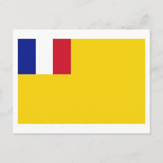 Carte Postale Drapeau de l'Indochine française (1887-1954) (Devant)