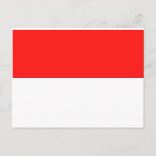 Carte Postale Drapeau de l'Indonésie (Devant)