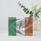 Carte Postale Drapeau de l'Irlande (Debout devant)