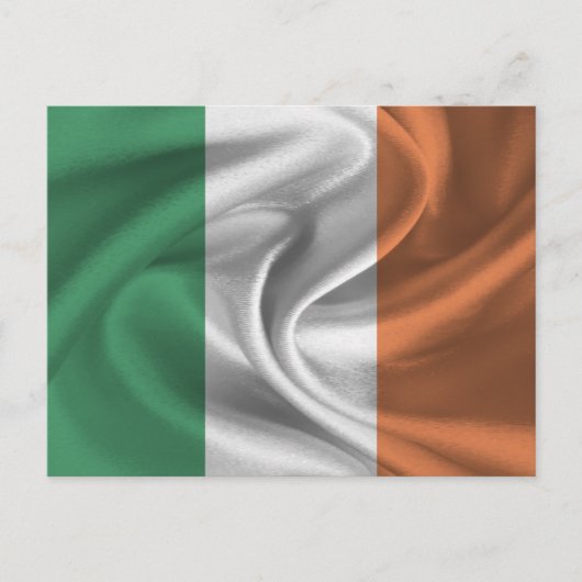Carte Postale Drapeau de l'Irlande (Devant)