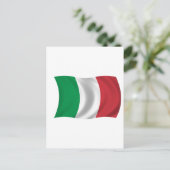 Carte Postale Drapeau de l'Italie (Debout devant)