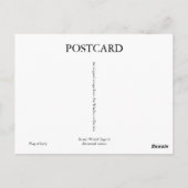 Carte Postale Drapeau de l'Italie - drapeau italien - (Dos)