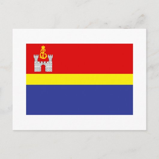 Carte Postale Drapeau de l'oblast de Kaliningrad (Devant)