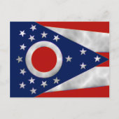 Carte Postale Drapeau de l'Ohio (Devant)