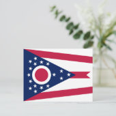 Carte Postale Drapeau de l'Ohio (Debout devant)