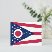Carte Postale Drapeau de l'Ohio (Debout devant)