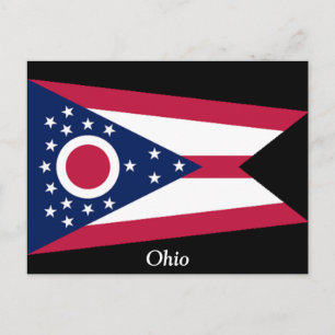 Carte Postale Drapeau de l'Ohio