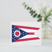 Carte Postale Drapeau de l'Ohioan, Drapeau de l'Ohio (Debout devant)