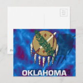Carte Postale Drapeau de l'Oklahoma (Devant / Derrière)