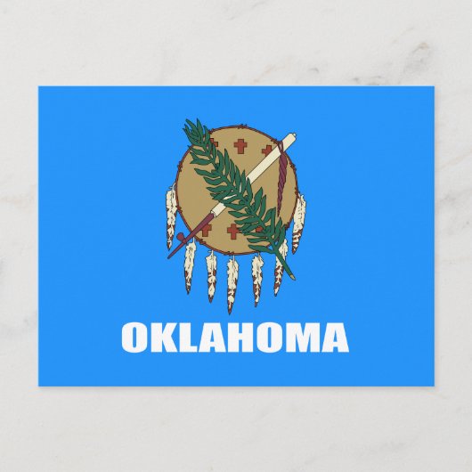 Carte Postale Drapeau de l'Oklahoma (Devant)