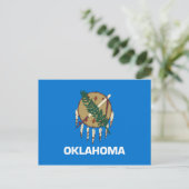 Carte Postale Drapeau de l'Oklahoma (Debout devant)