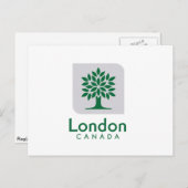 Carte Postale Drapeau de London (Ontario) (Devant / Derrière)