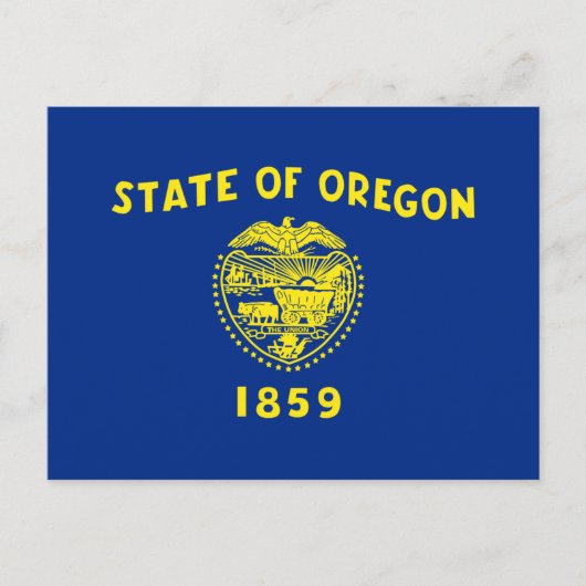 Carte Postale Drapeau de l'Oregon, Drapeau de l'Oregon (Devant)