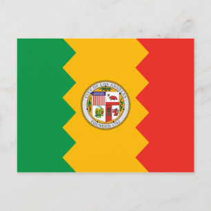 Carte Postale Drapeau de Los Angeles