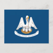 Carte Postale Drapeau de Louisiane, Drapeau de Louisiane (Devant)