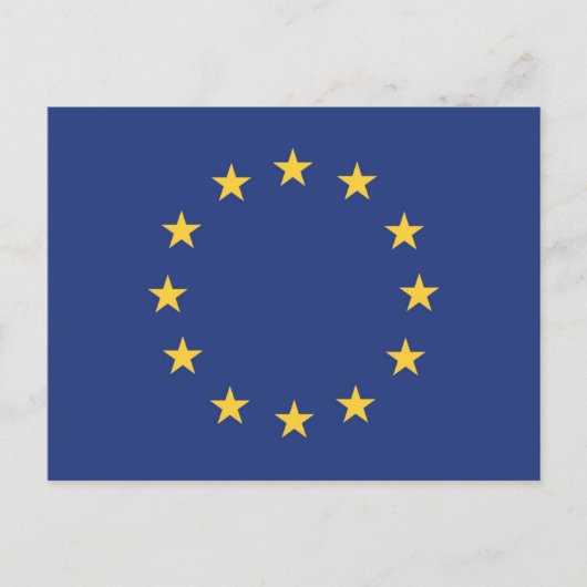 Carte Postale Drapeau de l'Union européenne (Devant)