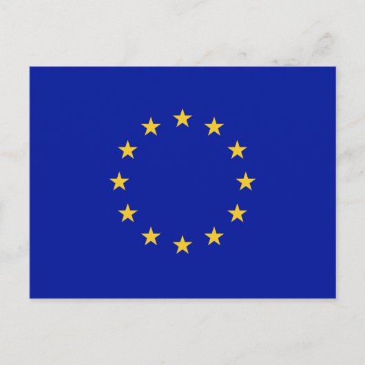 Carte Postale Drapeau de l'Union européenne (Devant)