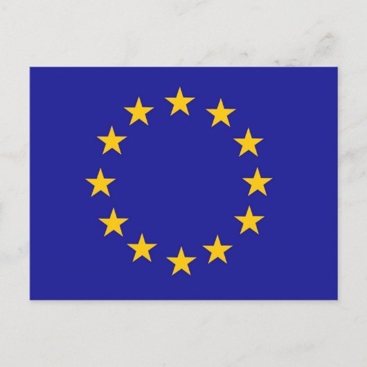 Carte Postale Drapeau de l'Union européenne (Devant)