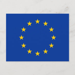 Carte Postale Drapeau de l'Union européenne