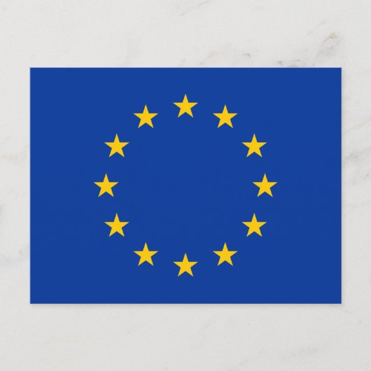 Carte Postale Drapeau de l'Union européenne (Devant)