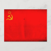 Carte Postale Drapeau de l'URSS (Devant)