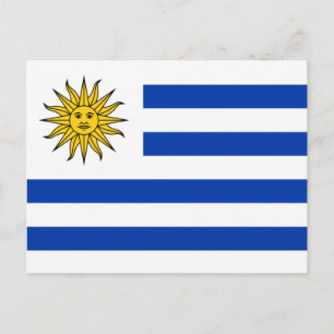 Carte Postale Drapeau de l'Uruguay