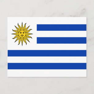 Carte Postale Drapeau de l'Uruguay