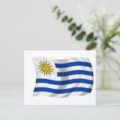 Carte Postale Drapeau de l'Uruguay (Debout devant)