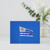 Carte Postale drapeau de l'uruguay (Debout devant)